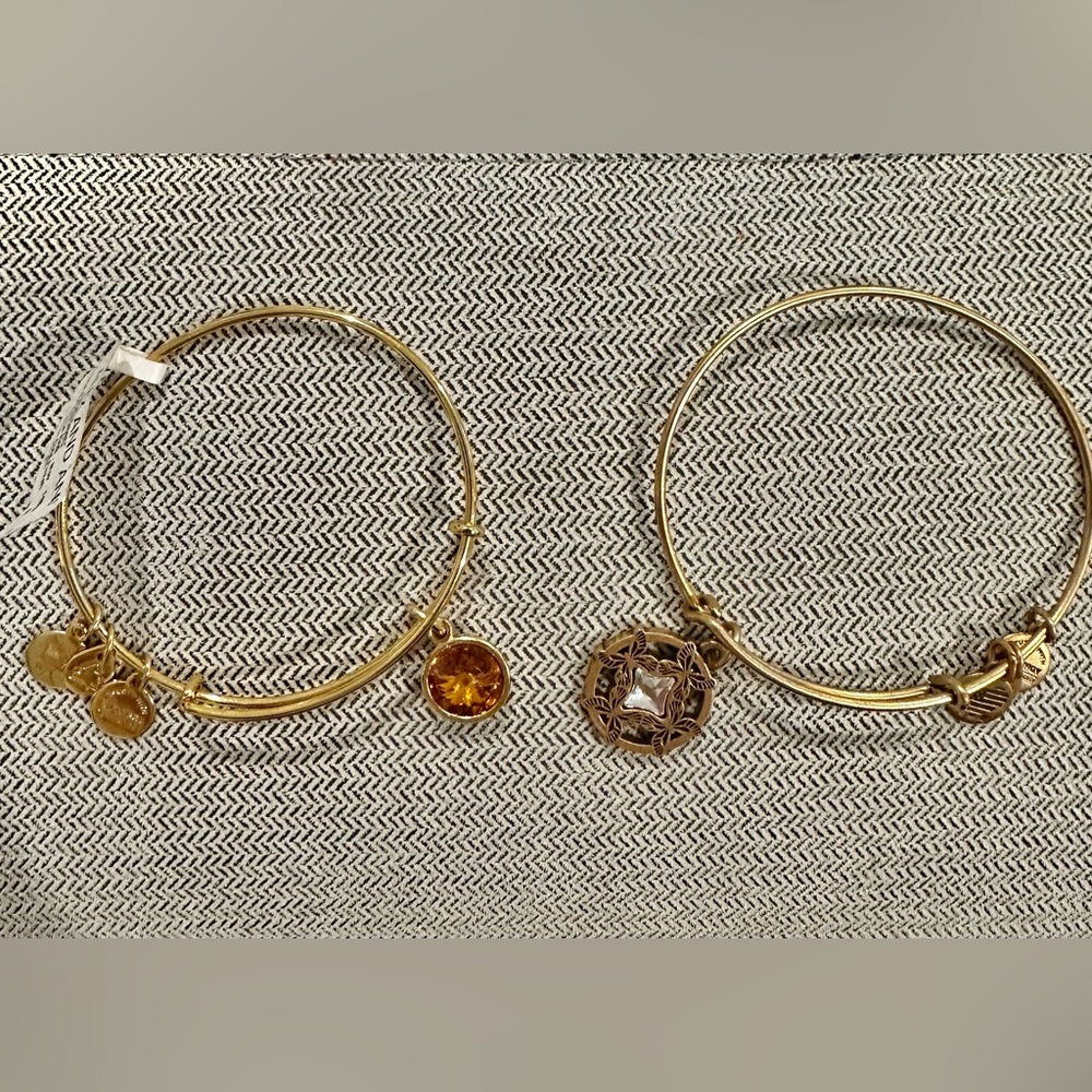 Alex and Ani New Gold Bangles